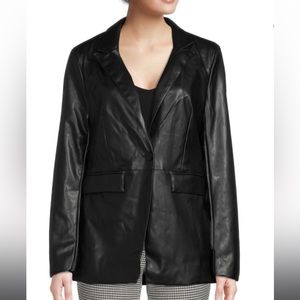 Leather BLAZER